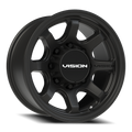Vision Off-Road Flow UTV ACMF 16X8 +0 Satin Black