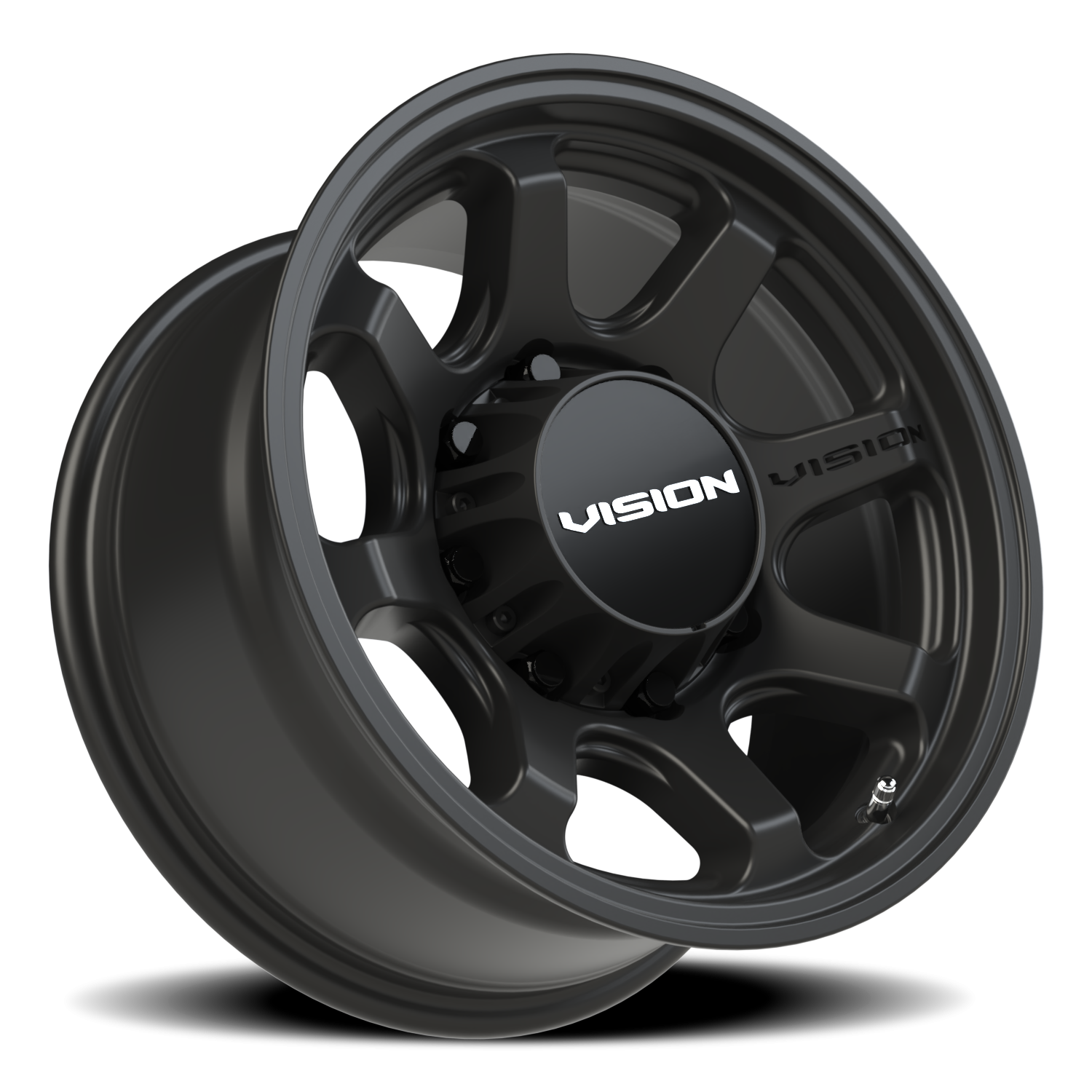 Vision Off-Road Flow UTV ACMF 16X8 +0 Satin Black