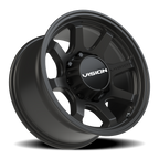 Vision Off-Road Flow UTV ACMF 17X8.5 +18 Satin Black