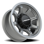 Vision Off-Road Flow UTV ACMF 16X8 +0 Satin Grey