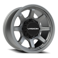 Vision Off-Road Flow UTV ACMF 17X9 +0 Satin Grey
