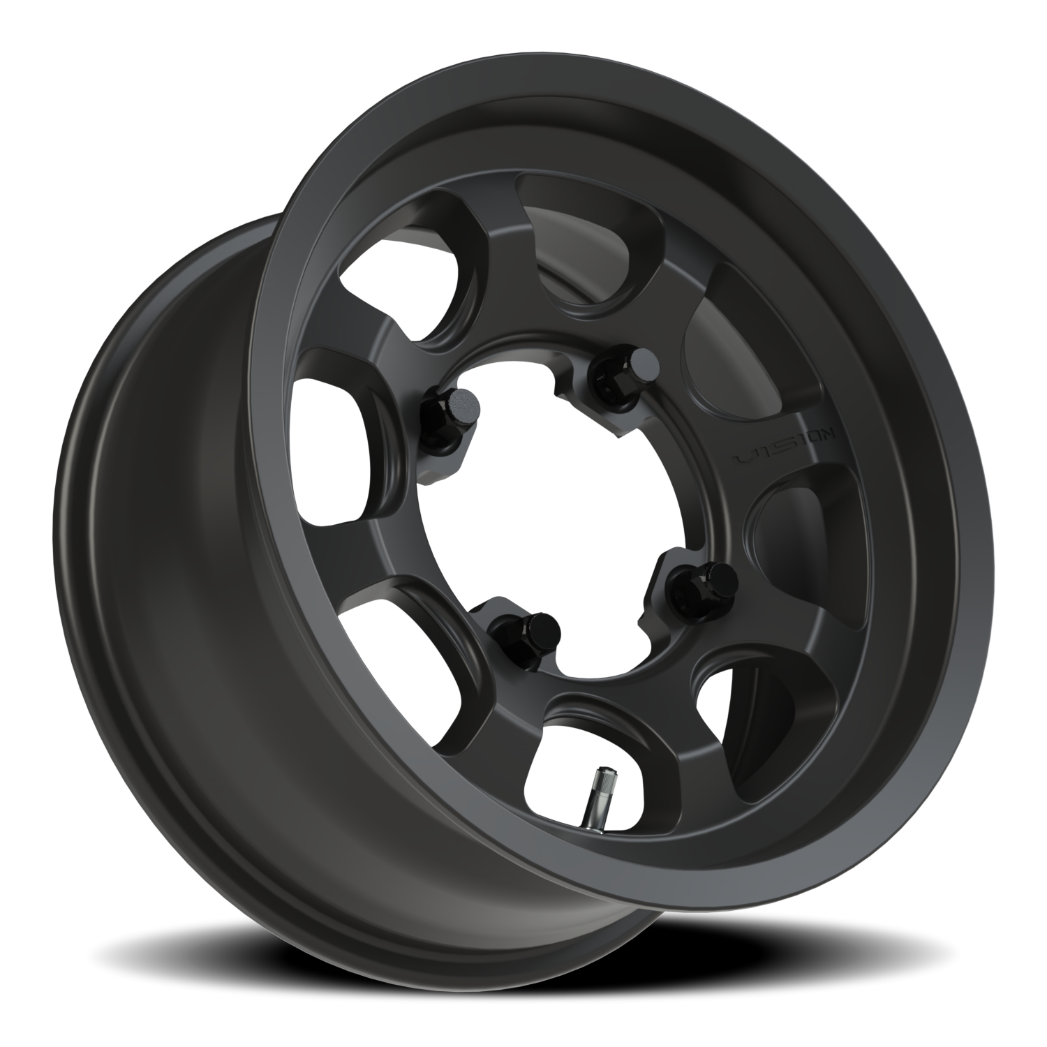 Vision ATV Flow UTV ACMF 15X6 +25.6 Satin Black