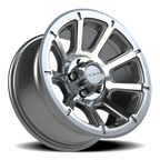 Vision Off-Road Turbine GMMF 16X8 +0 Gunmetal Machined Face
