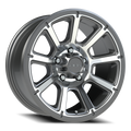 Vision Off-Road Turbine GMMF 17X8.5 -6 Gunmetal Machined Face
