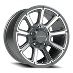 Vision Off-Road Turbine GMMF 18X9 +12 Gunmetal Machined Face