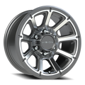 Vision Off-Road Turbine GMMF 16X8 +0 Gunmetal Machined Face
