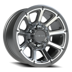 Vision Off-Road Turbine GMMF 16X8 +0 Gunmetal Machined Face