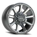 Vision Off-Road Turbine GMMF 17X8.5 +18 Gunmetal Machined Face