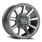Vision Off-Road Turbine GMMF 17X8.5 +18 Gunmetal Machined Face