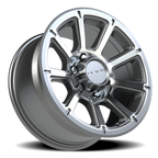 Vision Off-Road Turbine GMMF 17X8.5 +18 Gunmetal Machined Face