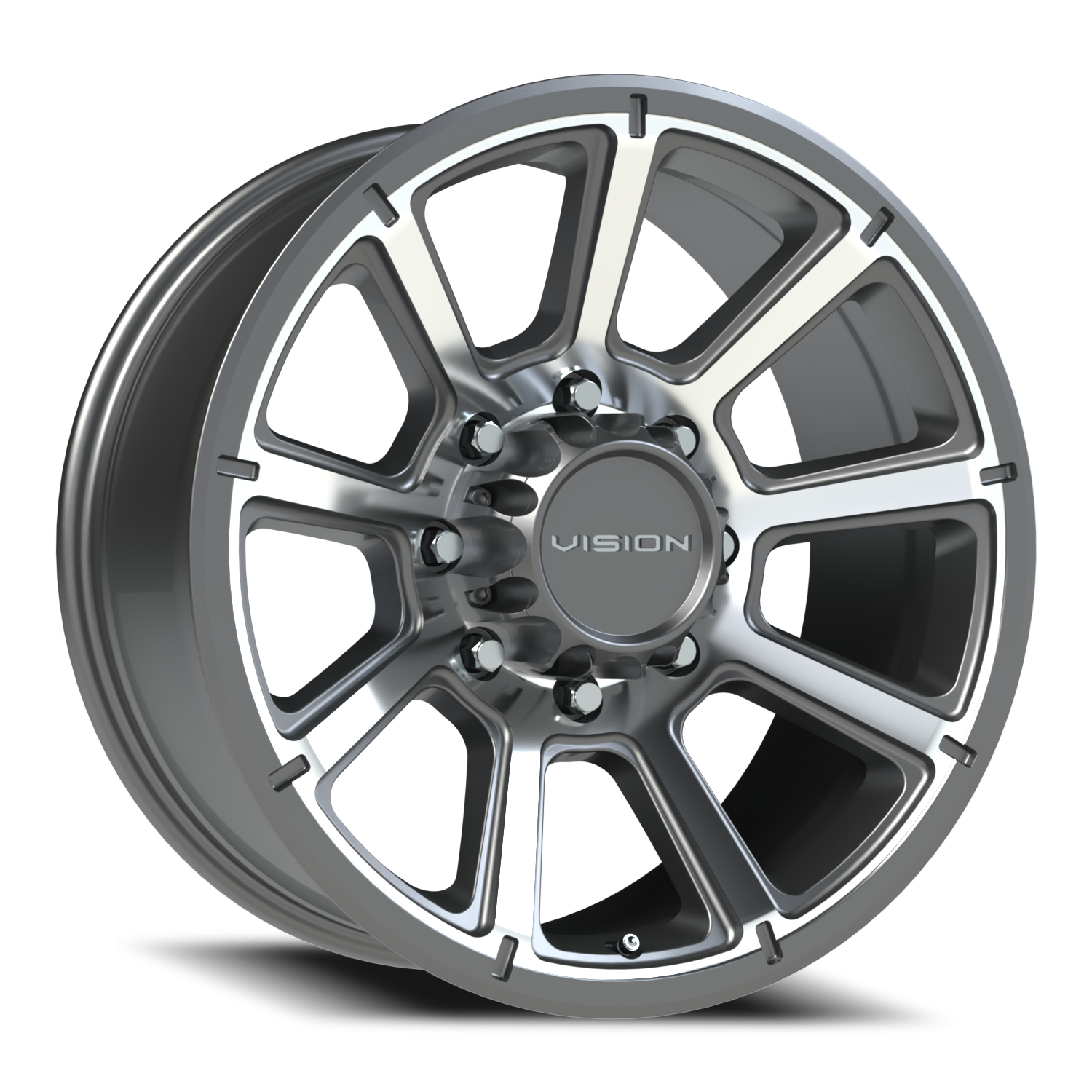 Vision Off-Road Turbine GMMF 20X9 +12 Gunmetal Machined Face