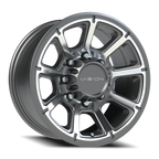Vision Off-Road Turbine GMMF 17X8.5 +18 Gunmetal Machined Face