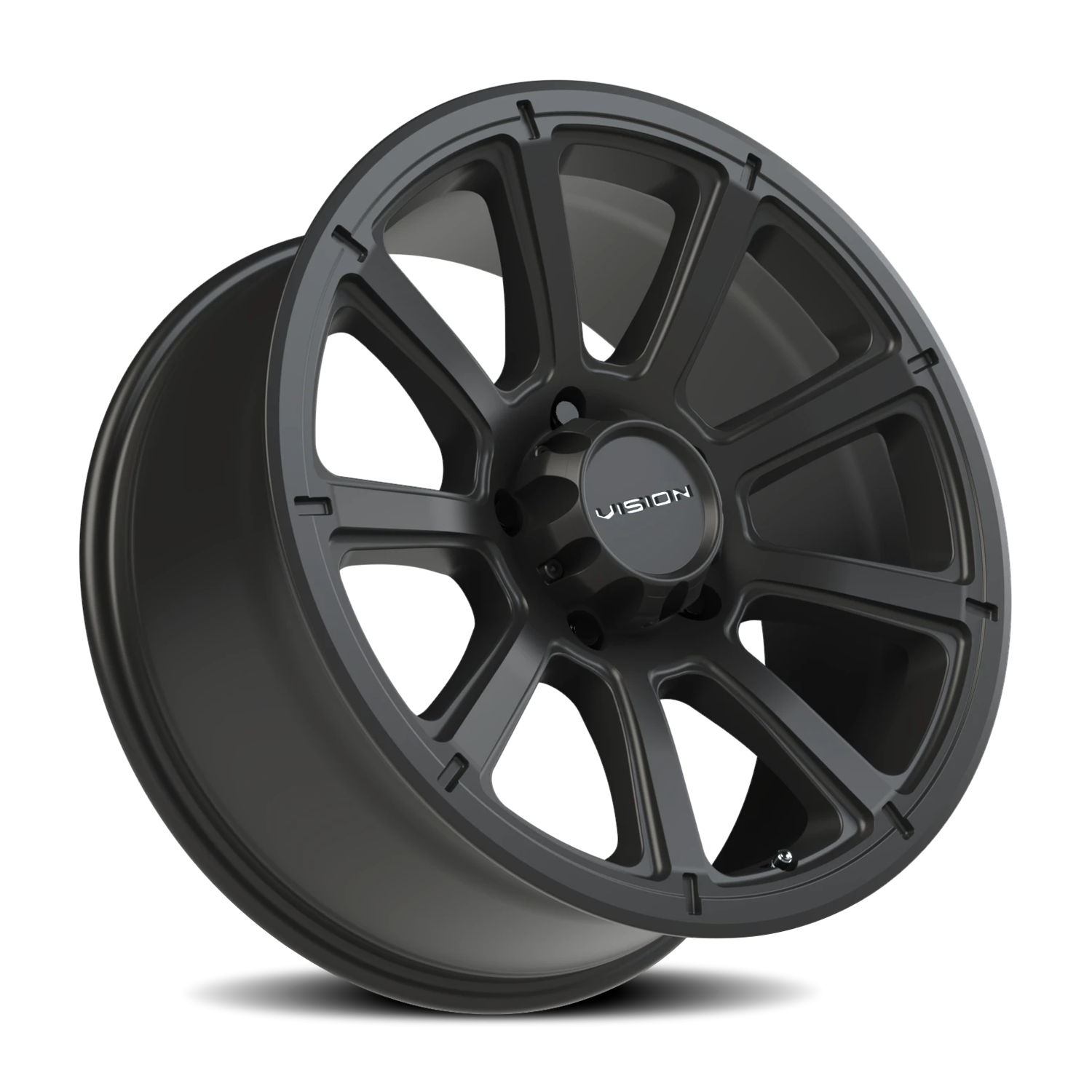 Vision Off-Road Turbine GMMF 20X9 +12 Matte Black