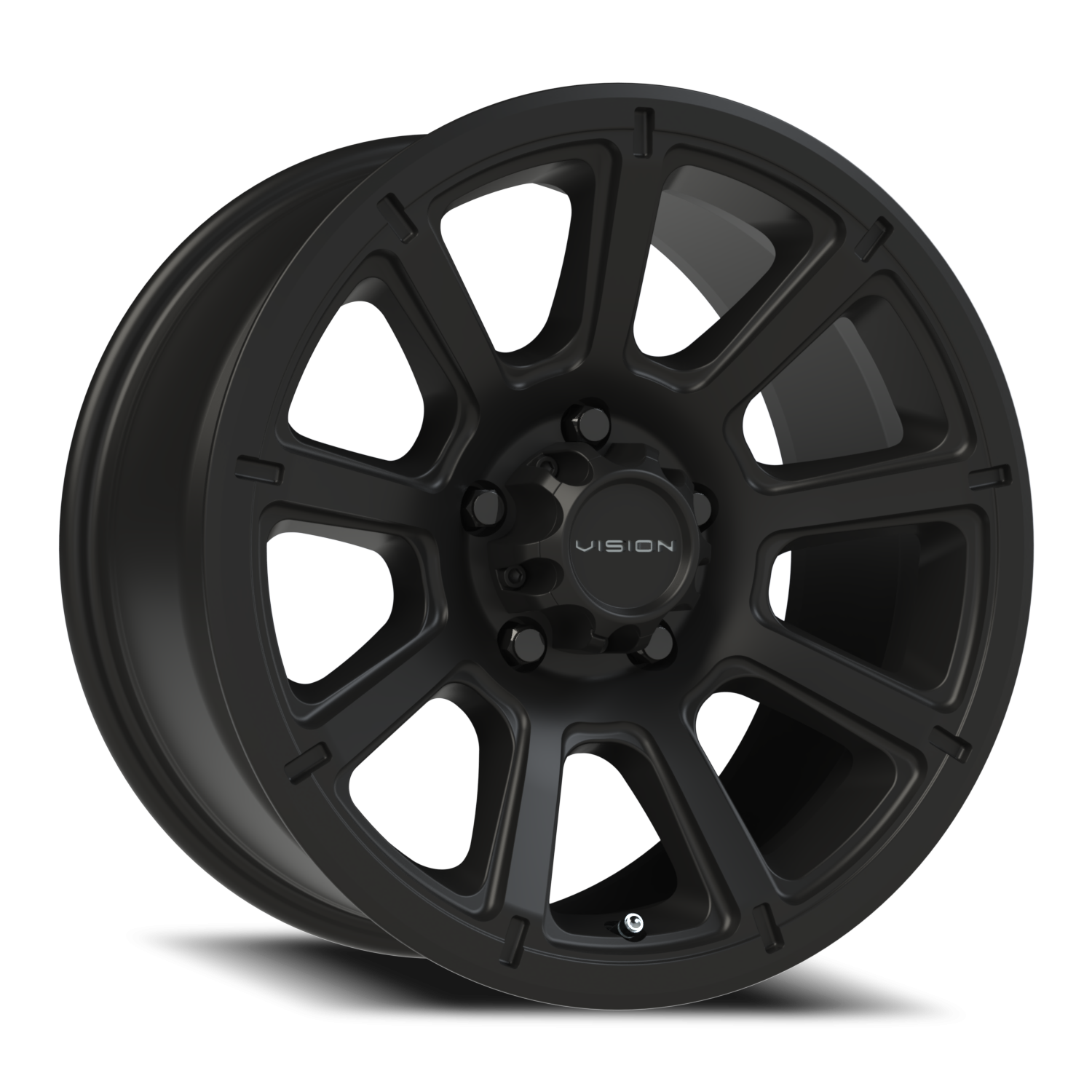 Vision Off-Road Turbine GMMF 17X8.5 -6 Matte Black