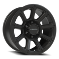 Vision Off-Road Turbine GMMF 17X8.5 +18 Matte Black