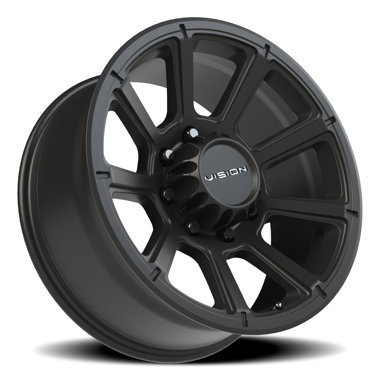 Vision Off-Road Turbine GMMF 20X9 +12 Matte Black