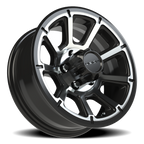 Vision HD Turbine GMMF 15X6 +0 Gloss Black Machined Face