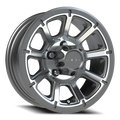 Vision HD Turbine GMMF 14X5.5 +0 Gunmetal Machined Face