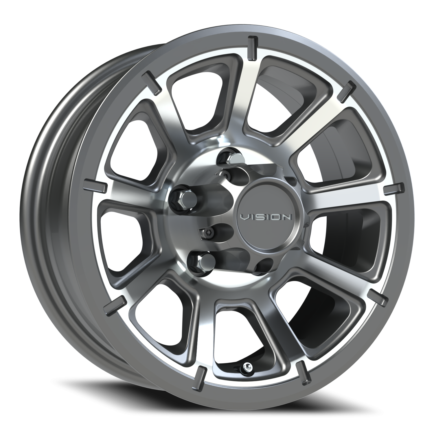 Vision HD Turbine GMMF 14X5.5 +0 Gunmetal Machined Face