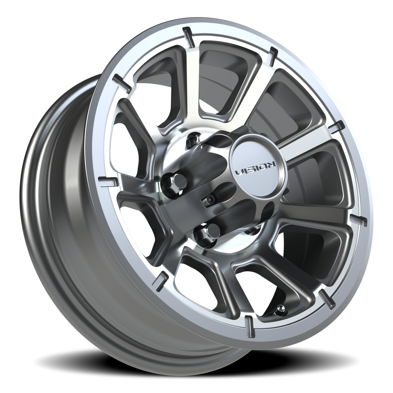 Vision HD Turbine GMMF 14X5.5 +0 Gunmetal Machined Face