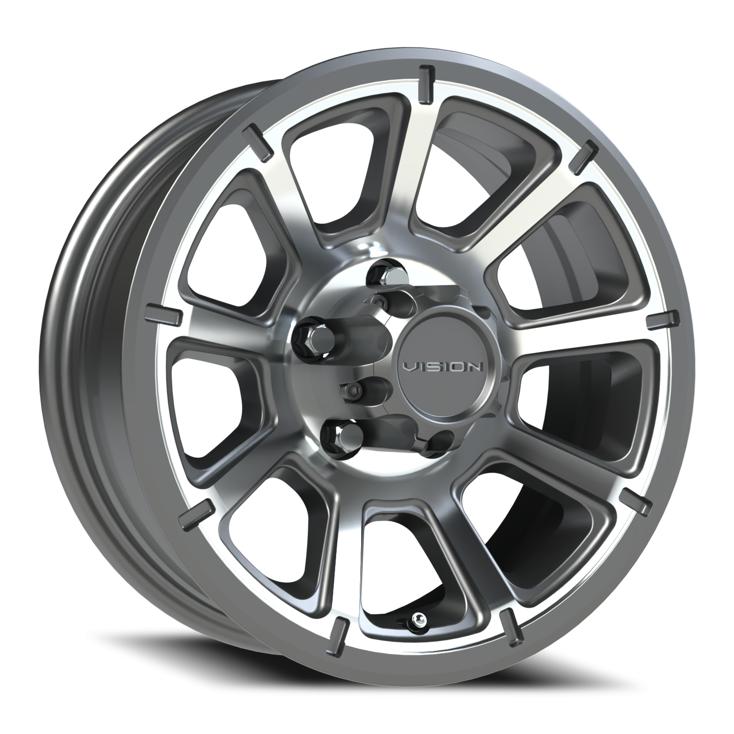 Vision HD Turbine GMMF 15X6 +0 Gunmetal Machined Face