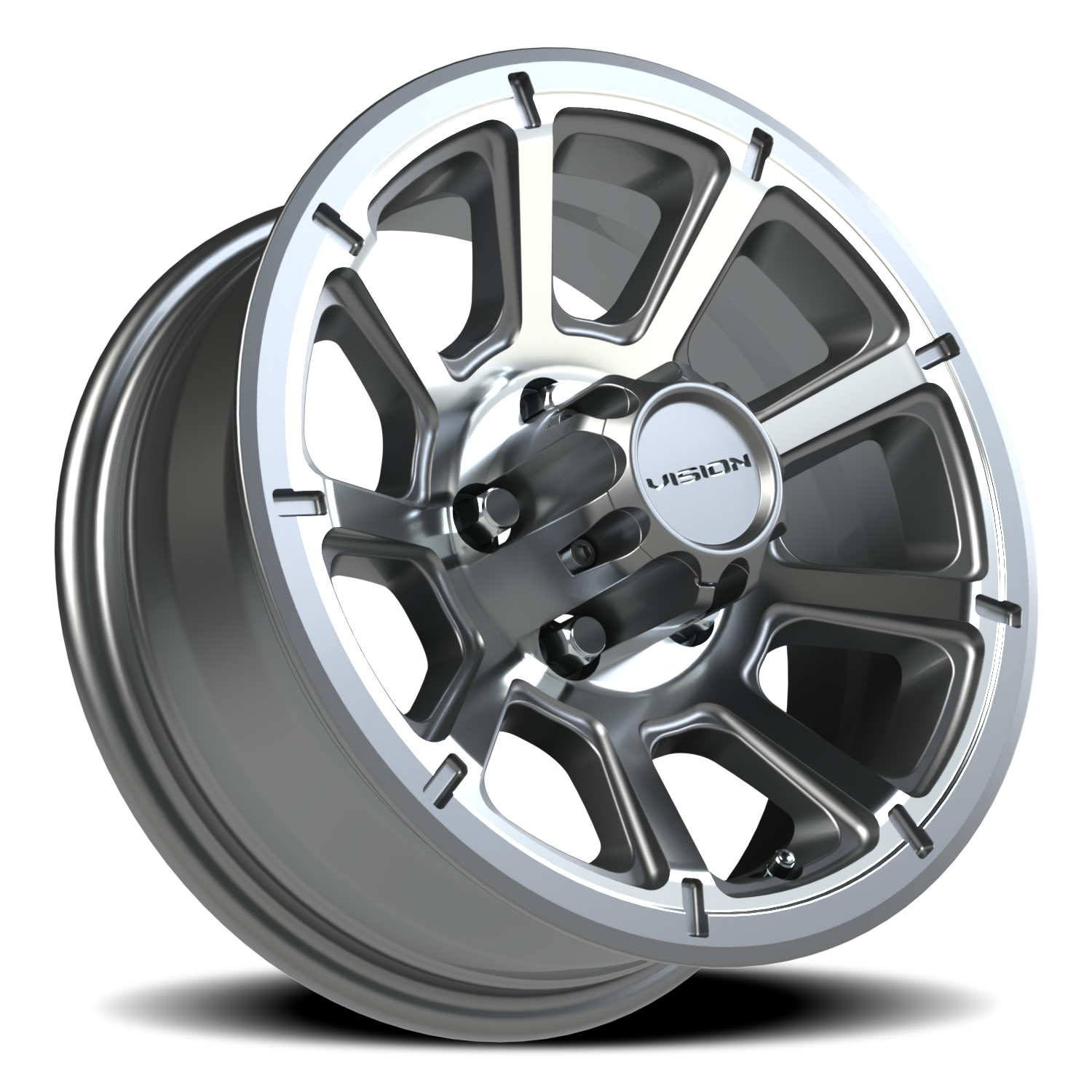 Vision HD Turbine GMMF 15X6 +0 Gunmetal Machined Face