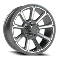 Vision HD Turbine GMMF 17X6.5 +0 Gunmetal Machined Face