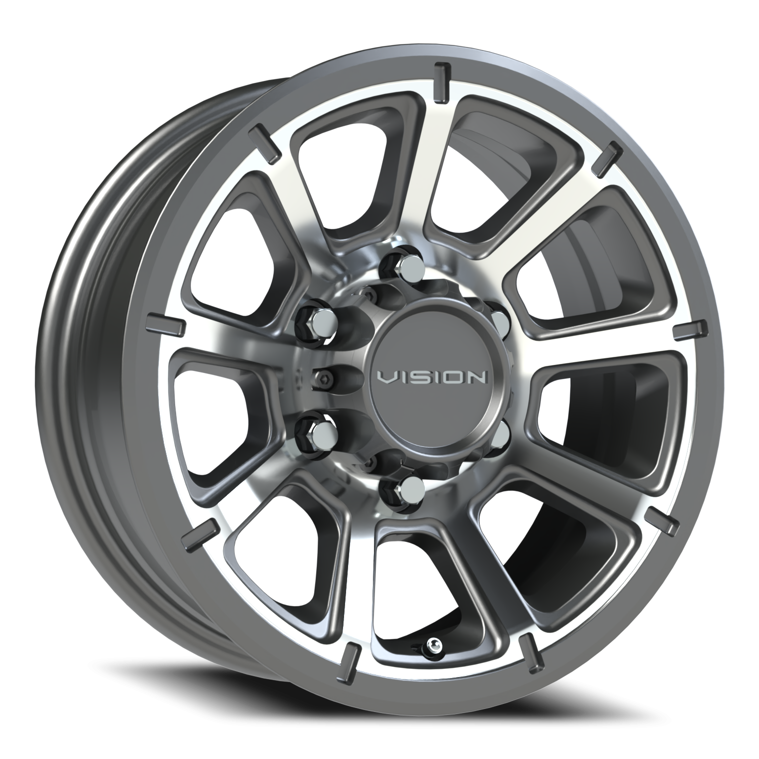 Vision HD Turbine GMMF 15X6 +0 Gunmetal Machined Face