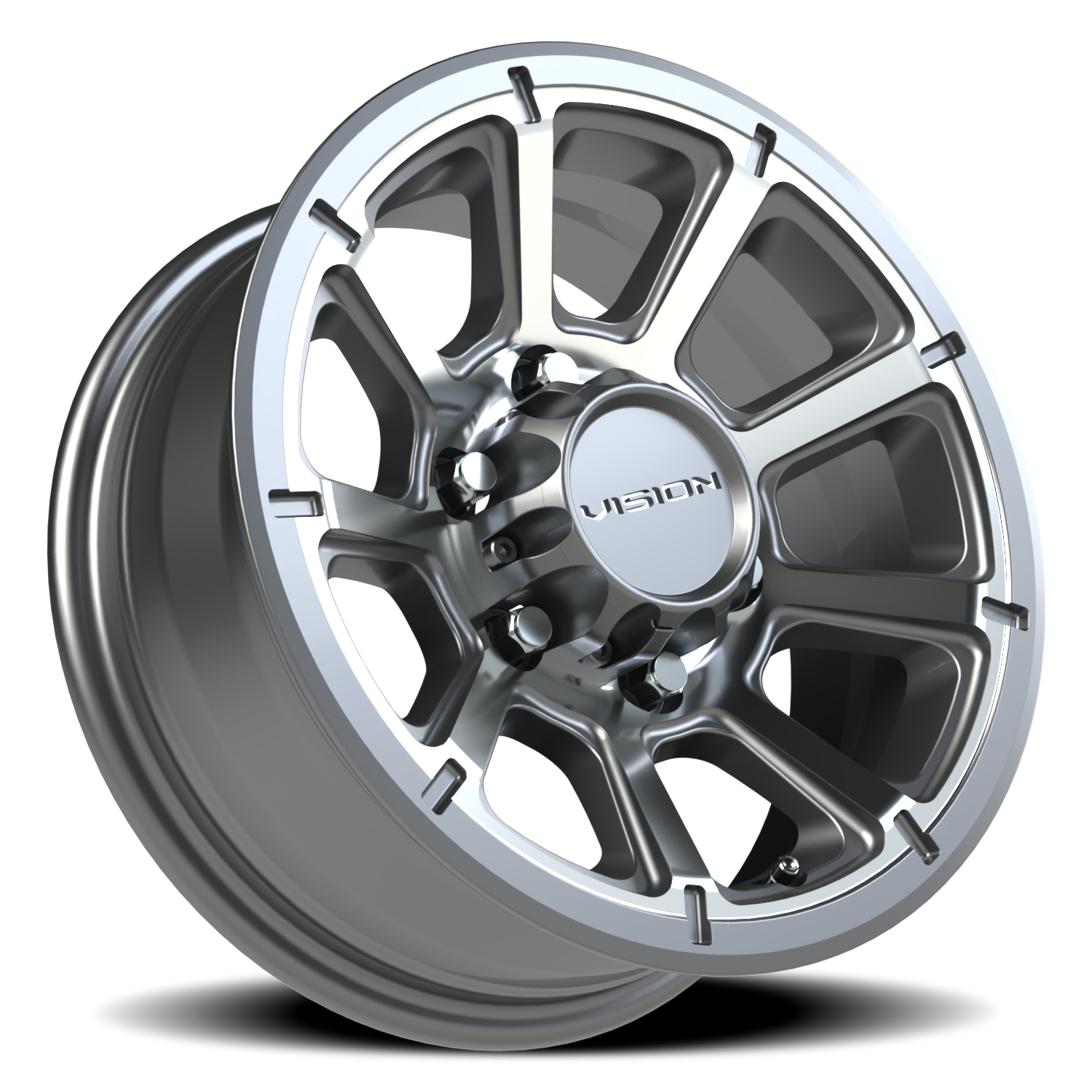 Vision HD Turbine GMMF 15X6 +0 Gunmetal Machined Face