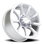 Vision Off-Road Turbine GMMF 20X9 +12 Winter Paint-Silver( Salt Resistant)