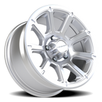 Vision Off-Road Turbine GMMF 17X8.5 -6 Winter Paint-Silver( Salt Resistant)