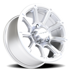 Vision Off-Road Turbine GMMF 18X9 +12 Winter Paint-Silver( Salt Resistant)