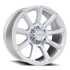 Vision Off-Road Turbine GMMF 20X9 +18 Winter Paint-Silver( Salt Resistant)