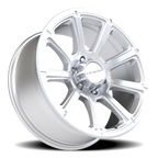 Vision Off-Road Turbine GMMF 20X9 +18 Winter Paint-Silver( Salt Resistant)