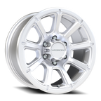Vision Off-Road Turbine GMMF 17X8.5 +18 Winter Paint-Silver( Salt Resistant)
