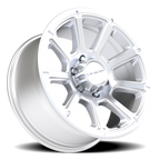 Vision Off-Road Turbine GMMF 18X9 +18 Winter Paint-Silver( Salt Resistant)