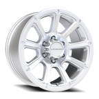 Vision Off-Road Turbine GMMF 18X9 +18 Winter Paint-Silver( Salt Resistant)