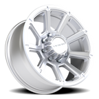 Vision Off-Road Turbine GMMF 20X9 +12 Winter Paint-Silver( Salt Resistant)