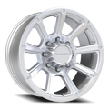Vision Off-Road Turbine GMMF 20X9 +12 Winter Paint-Silver( Salt Resistant)