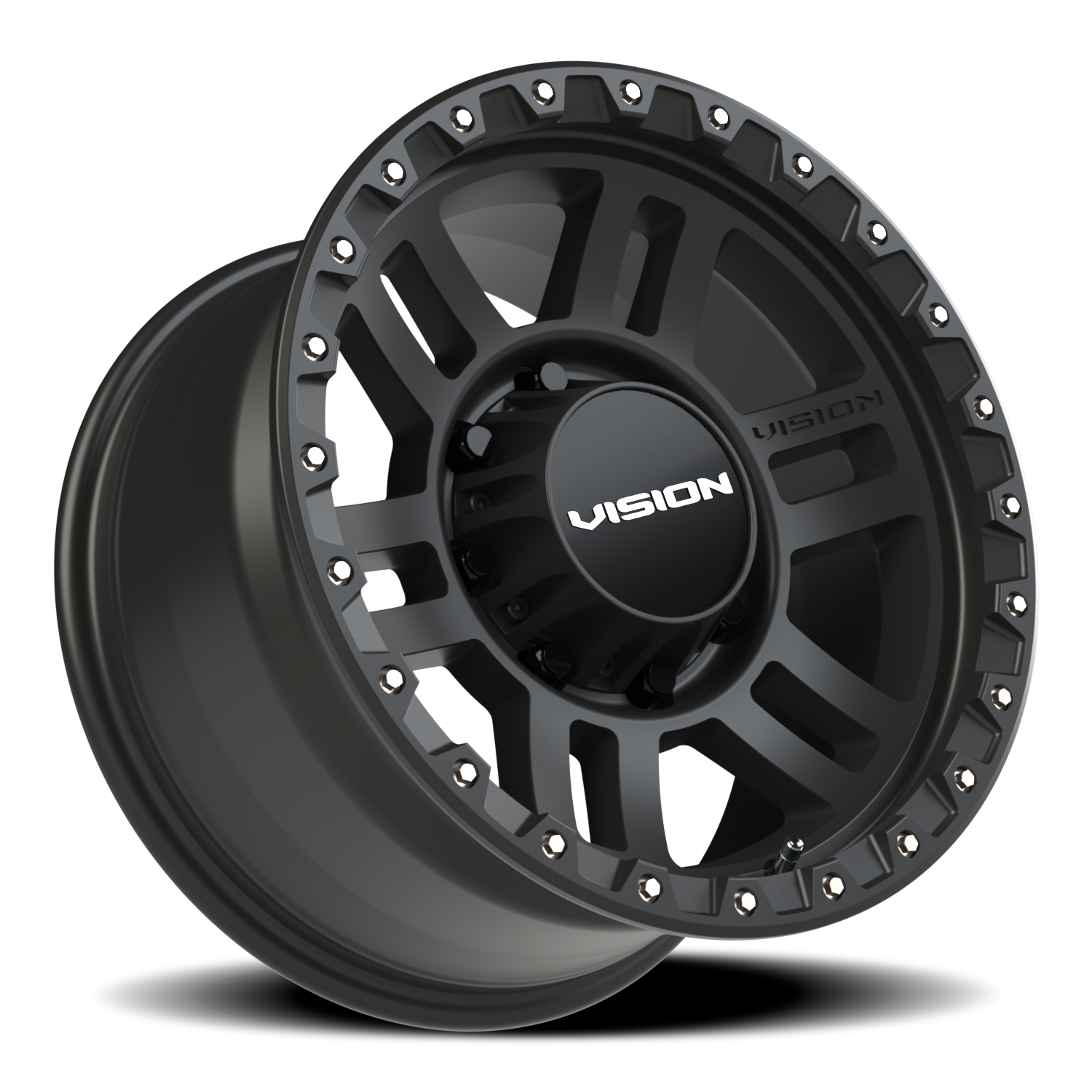 Vision Off-Road Manx 2 BZB 17X9 -12 Satin Black