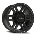 Vision Off-Road Manx 2 BZB 17X9 +12 Satin Black