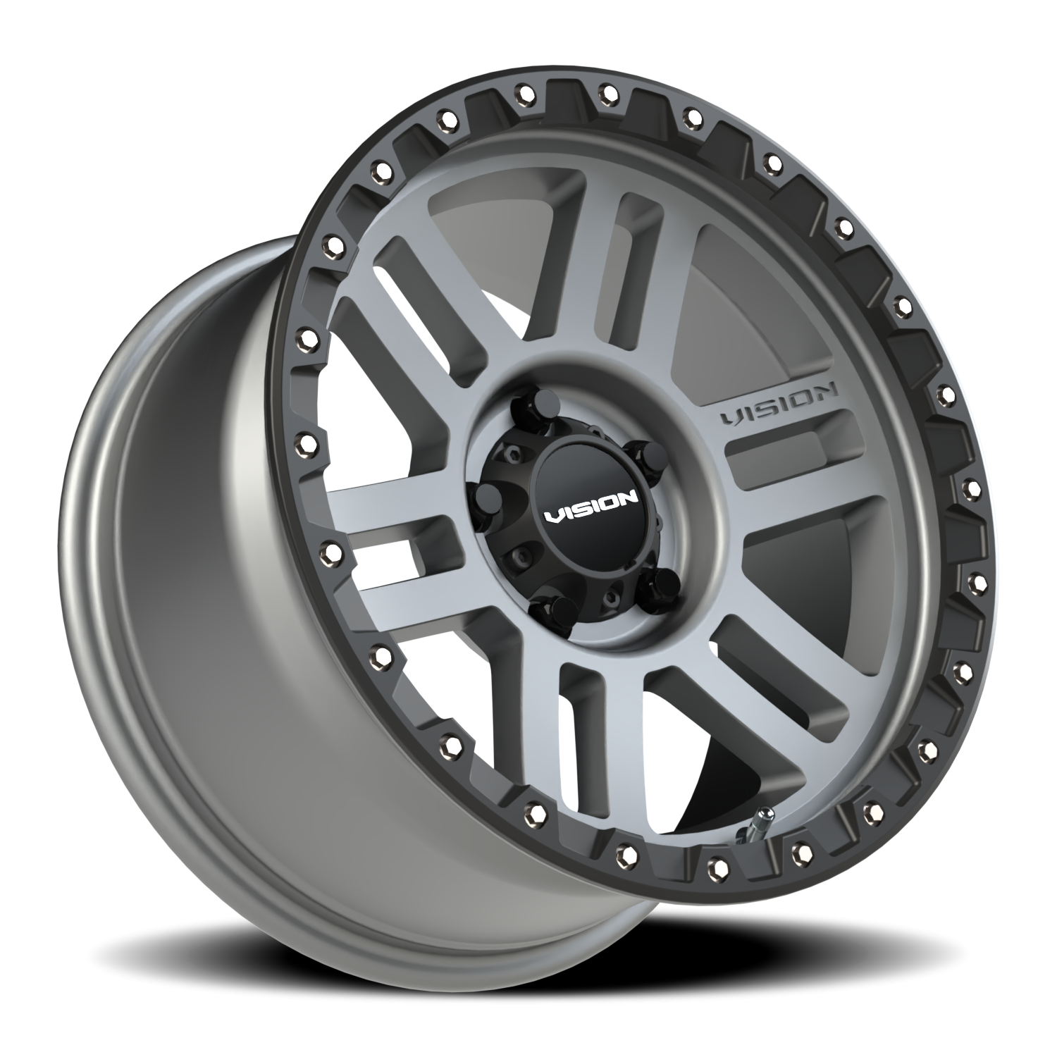 Vision Off-Road Manx 2 BZB 17X9 +12 Satin Grey
