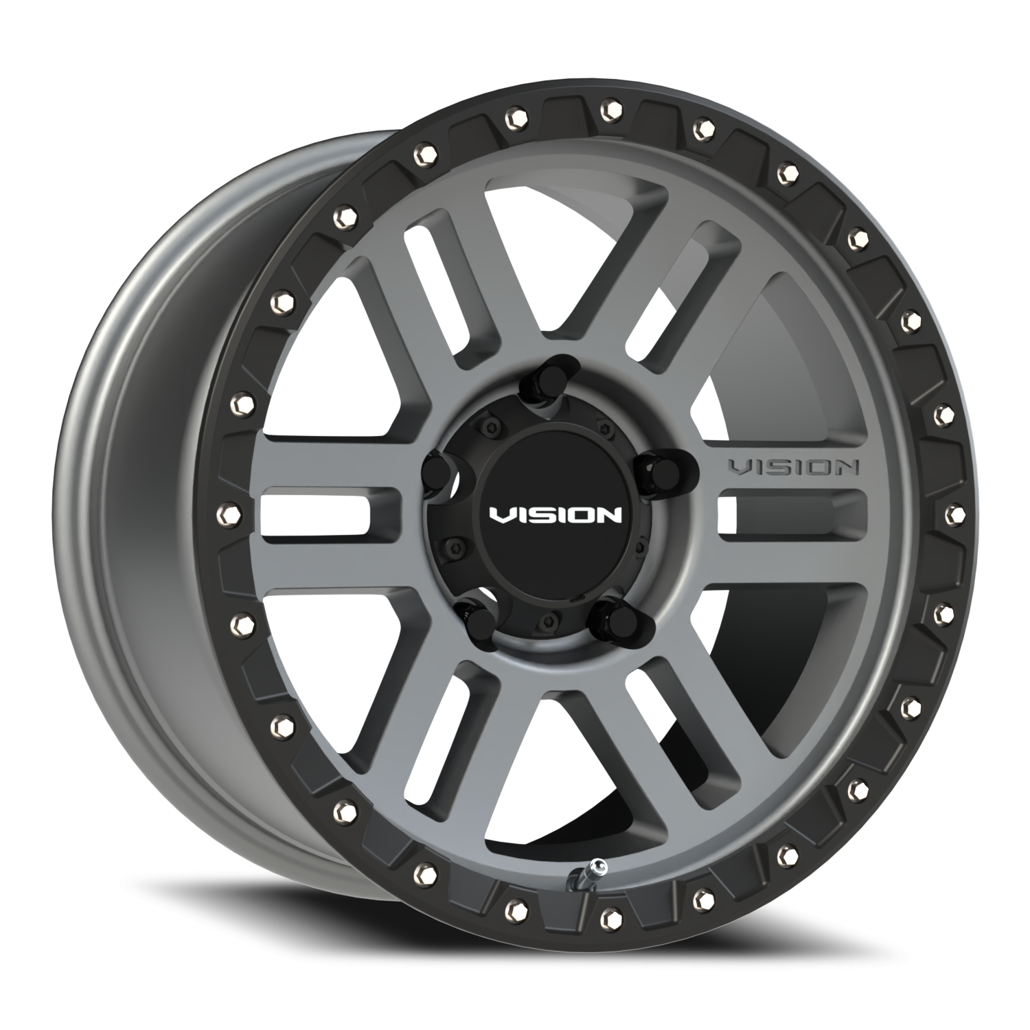 Vision Off-Road Manx 2 BZB 17X9 -12 Satin Grey