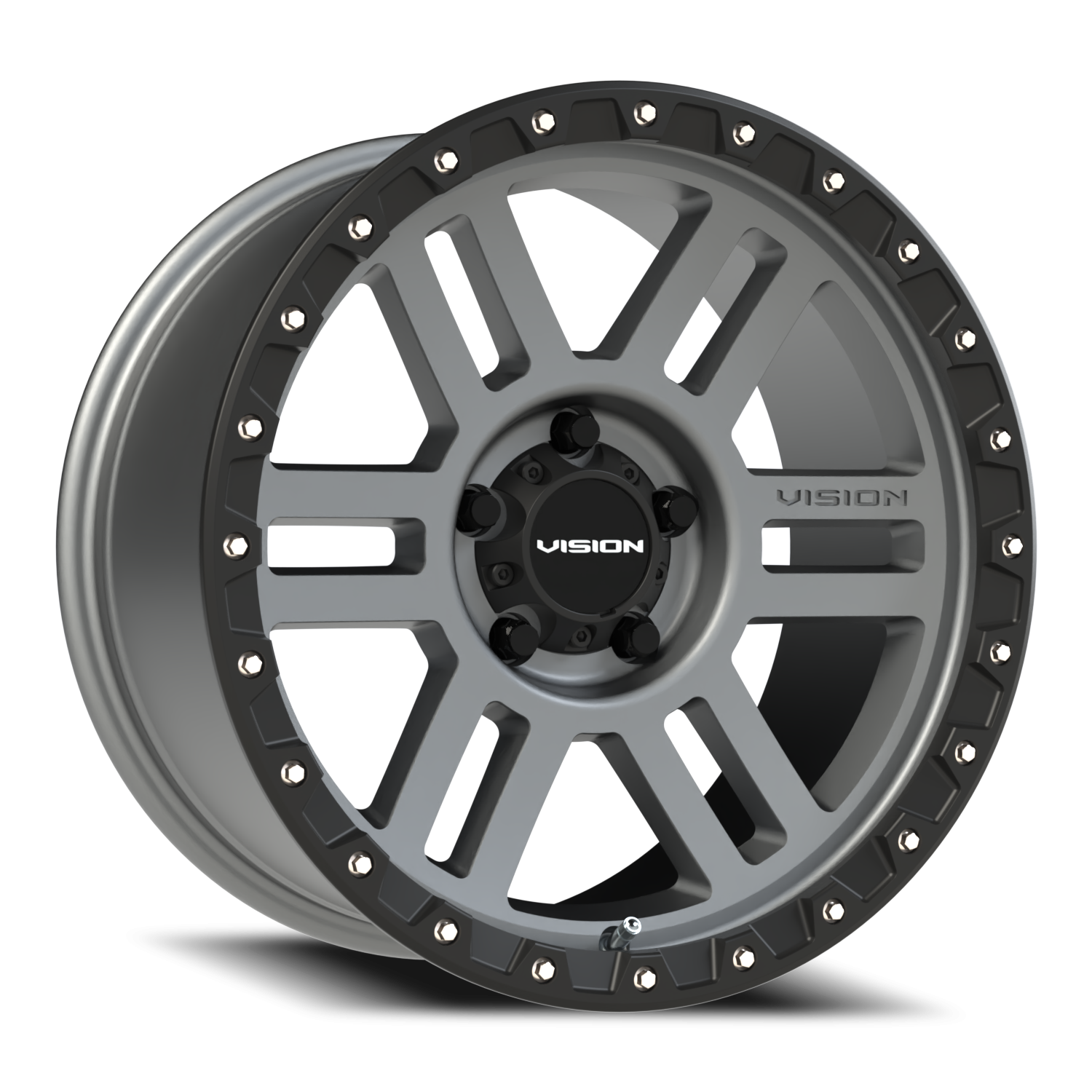 Vision Off-Road Manx 2 BZB 18X9 -12 Satin Grey