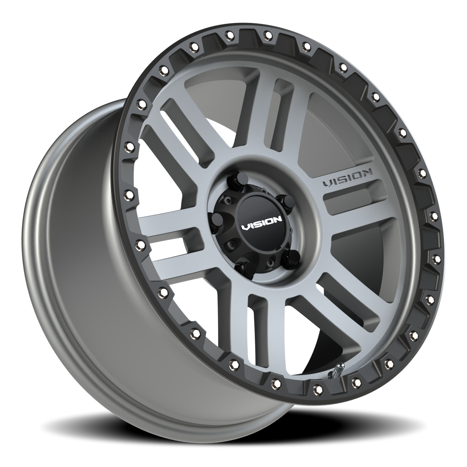 Vision Off-Road Manx 2 BZB 18X9 -12 Satin Grey