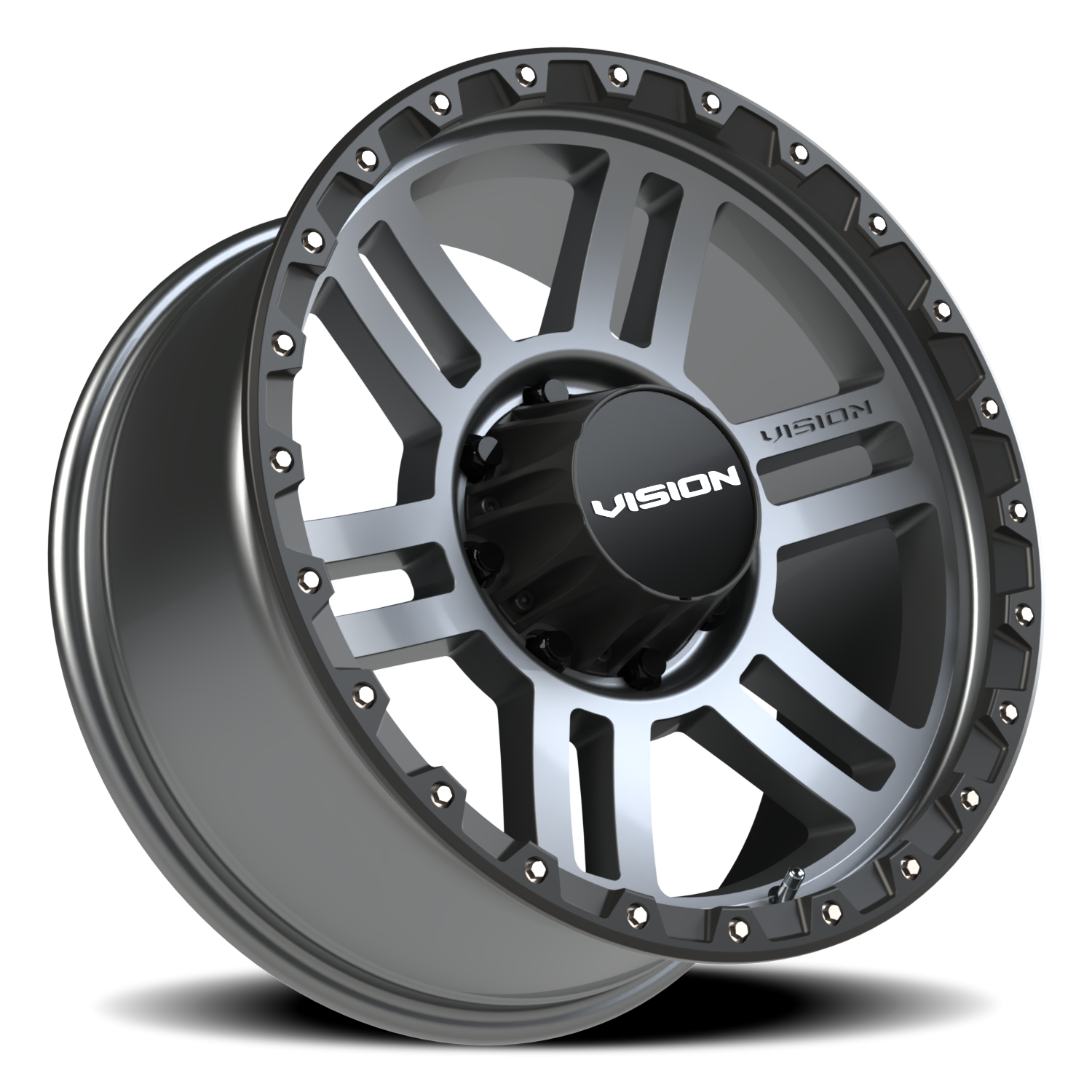 Vision Off-Road Manx 2 BZB 20X9 -12 Satin Grey