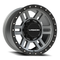 Vision Off-Road Manx 2 BZB 17X9 -12 Satin Grey