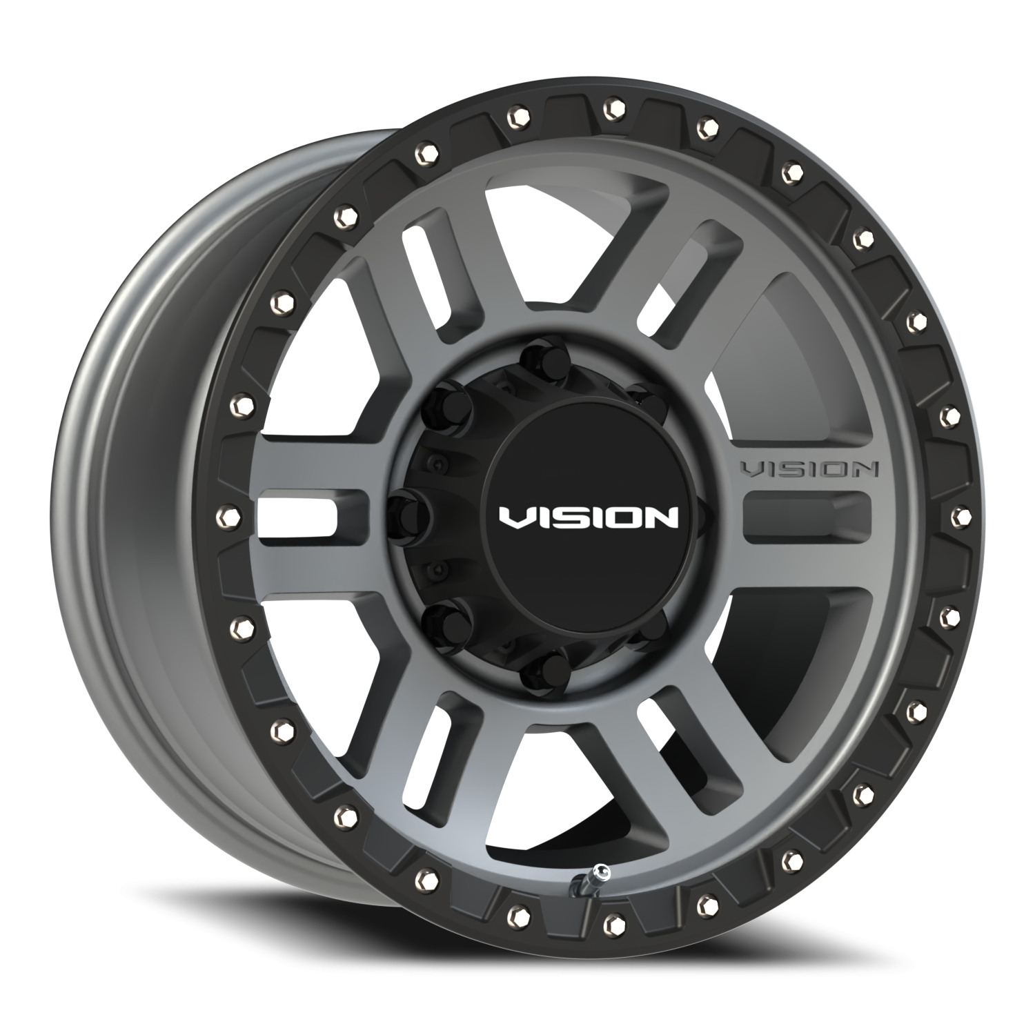 Vision Off-Road Manx 2 BZB 17X9 -12 Satin Grey