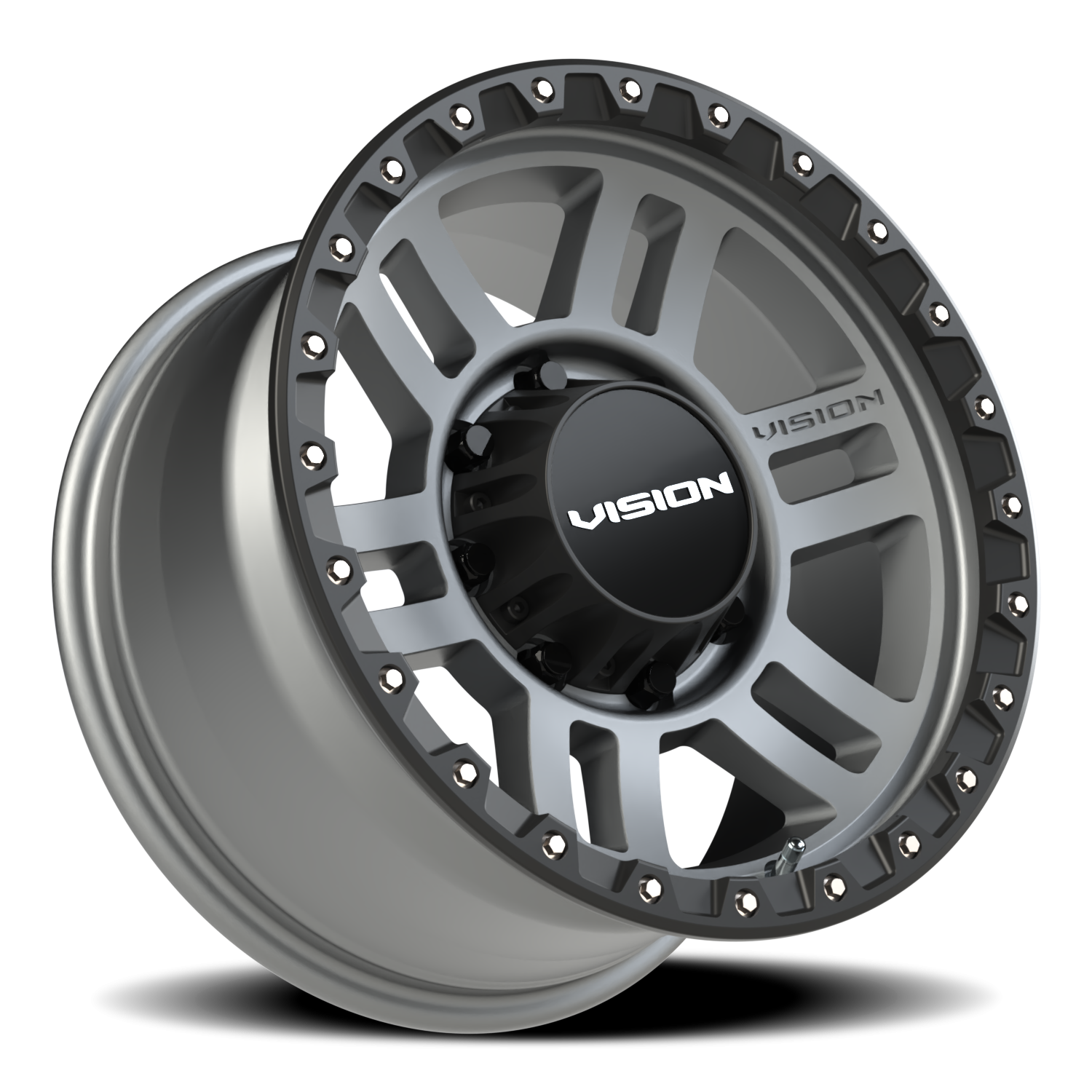 Vision Off-Road Manx 2 BZB 17X9 -12 Satin Grey