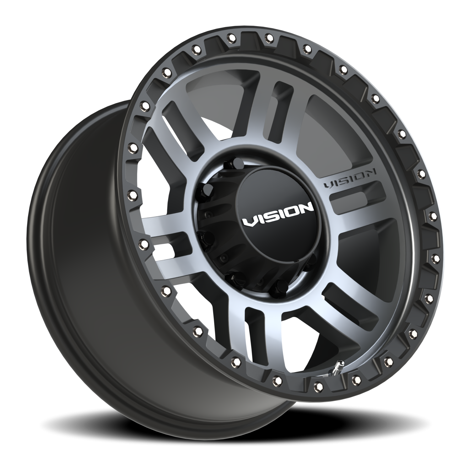 Vision Off-Road Manx 2 BZB 18X9 -12 Satin Grey
